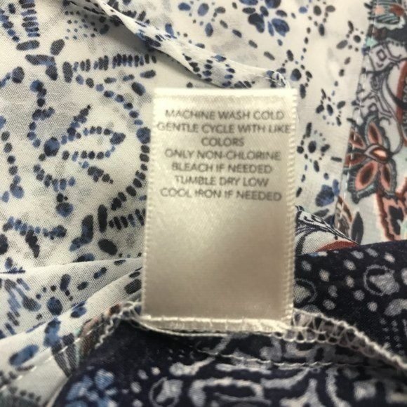 Christopher & Banks Floral Drawstring Kimono - Size Small/Medium - Picture 7 of 7